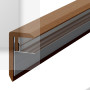F-профіль для фасадної дошки Legro Natural Teak